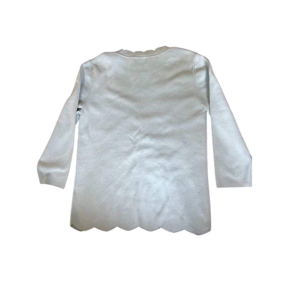Halogen Women's Scalloped Pullover Sweater Blue Size M Long Sleeve
#089 - Picture 3 of 8